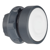 Harmony XB5 Główka przycisku płaskiego z samoczynnym powrotem, LED BA9a, biała plastikowa