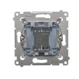 Simon 54 Przycisk „dzwonek” z podświetleniem LED 16A z. śrub. złoty mat