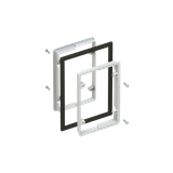 TZ609 Ramka izolacyjna pod przepustu boczne (wymagana przy łączeniu szaf w szereg w klasie I)