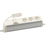 "Simon 480 TS48-210E400K0-40 Listwa poszerzona 4 gn. typ E i płytka 2xRJ45 keystone