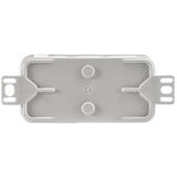 N8 ,  Puszka naścienna z dławicą zintegrowaną, samozatrzaskowa 89*42mm - Seria Fastbox, szary