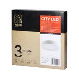 CITY LED 20W oprawa downlight natynkowa okrągła 1400lm 4000K biała wbudowany zasilacz LED AD-OD-6059