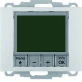 BERKER K.5 Regulator temperatury ze sterowaniem czasowym z stykiem zwiernym i elementem centralnym a