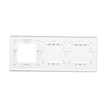 Simon 54 Touch Panel dotykowy S54 Touch 3 moduły 2 pola dotykowe poziome + 4 pola dotykowe + 1 otwór na osprzęt S54 biała perła DSTR3240/70 KONTAKT