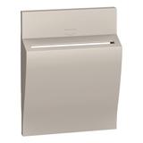 LIVING NOW - PLAKIETKA ŁĄCZNIKA HOTELOWEGO - 3 MODUŁY - PIASKOWY BEŻ, Bticino