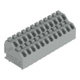 dwupiętrowa listwa zaciskowa 12-bieg. szara raster 5 mm /12szt./ WAGO