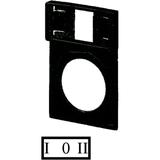 Q25TS-93 RAMKA Z TABLICZKĄ OPISOWĄ: HAND 0 AUTO