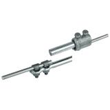 Zestaw: pręt uziemiający fi 16/1500 mm, mufa 450 000, 2 zaciski KS 300 000, St/tZn