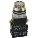 Przycisk NEF30-KLX2Y/130V bezbarwny W0-NEF30-KL X2Y/130V B PROMET