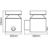 ENDURA STYLE CYLINDER WALLSENS 6WST LEDV Oprawa zewnętrzna