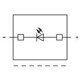 moduł z czerwoną LED 12 - 30 V szer. 5,2 mm