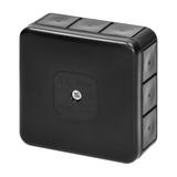 Puszka n/t PRO IP55 400V 12 przepustów gumowych 85x85x37mm czarny OR-JB-13807/B ORNO