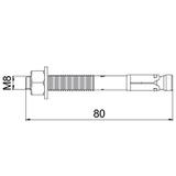 EA M8x75 PL
Kotwa wbijana