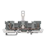 X-COM złączka bazowa 1-przewodowa/1-pinowa szara