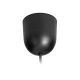 Waya 1P E27, lampa wisząca, max. 60W, czarna AD-LD-6263BE27M ORNO