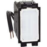 Living Now - Łącznik Krzyżowy Z Niebieską Led - 1 Moduł Bticino  K4004LB LEGRAND