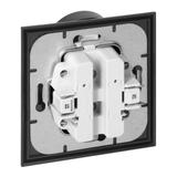 Gniazdo podwójne podtynkowe 2x2P+Z Luna, 16A, 250V, PT-6LR, czarny/złoty