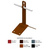 Uchwyt dachowo-szczytowy H=12 cm Z-zagięcie /LA/ TYP AN-11B/LA/-N