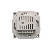 Simon Basic Regulator temperatury z czujnikiem wewnętrznym 16A 230V. Montaż gniazda na wkręty do puszki stal inox BMRT10W.02/21 BMRT10w.02/21 KONTAKT