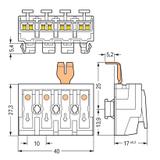 złączka zasilająca