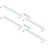 CP-BH 4 Osłonki poziome dzielone, górne i dolne, do obudów HXS, szerokość 4 (1000) (1kpl.)