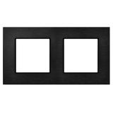 ARIA Ramka podwójna - kolor szczotkowany antracyt