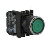 Przycisk stabilny kryty 1NO zielony