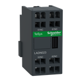 Blok styków pomocniczych wyprzedzających LC1 2NC zaciski sprężynowe LADN023