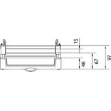 univers N Blok dla zacisków szeregowych poziomych 300x250mm UD21A1 HAGER