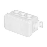 Puszka n/t CLICK IP54 8 przepustów kablowych 80x45x41mm biały OR-JB-13805/W ORNO