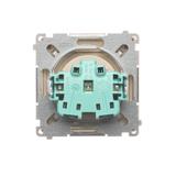 Simon Basic Gniazdo wtyczkowe z uziemieniem z przesłonami torów prądowych bryzgoszczelne IP44 16A 250V zaciski śrubowe beż BMGZ1BZ.01/12 BMGZ1Bz.01/12 KONTAKT
