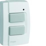 KNX q/e/s Natynkowy nadajnik radiowy 2-krotny IP55 TRE302 HAGER