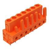 MCS-MIDI Classic gniazdo 7-bieg. pomarańczowe raster 5,08 mm