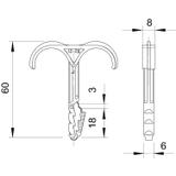 1974, UCHWYT PODWÓJNY 12-25 JSZ.