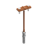 LA 8004 UCHWYT Z KOŁKIEM fI-12 12.4 LA 8004