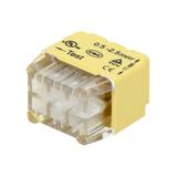 Złączka instalacyjna wciskana 6-przewodowa; Dwurzędowa; Na drut 0,75-2,5mm2; IEC 300V/24A; 10 szt. O