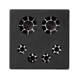 Simon Connect Pokrywa K45 bezpośrednia szary grafit