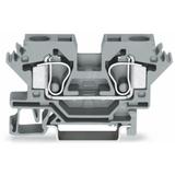 złączka 2-przewodowa Ex 10 mm2 jasnoszara