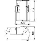 GK-AH70210RW, Naroże zewnętrzne ruchome