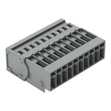 X-COM wtyk 10-biegunowy szary raster 5 mm /25szt./ WAGO