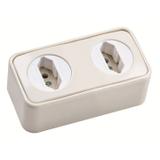 ZE225 Gniazdo sieciowe podwójne