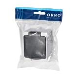 Gniazdo pojedyńcze 2P+Z AQUATIC MINI IP54, 10A, 230V AC, biało-czarne OR-OE-7305/WB ORNO