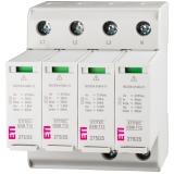 Ogranicznik przepięć T1+T2 (B+C) - iskiernik TEC GSM T12 275/25 4+0 002440608 ETI