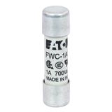 1AMP 700V AC UL FERRULE 10x38MM FUSE Wkładka szybka 1A AC 700V 10x38 mm aR UL FWC-1A10F EATON