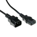Kabel zasilający C13 - C14 czarny 1,8m