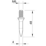 903, KOŁEK OBO Z GW.M6 DŁ.TRZ.40MM