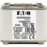 FUSE 630A 690V 2BN/50 AR UC Wkładka szybka 630A AC 690V rozmiar 2 61x77x51 mm aR IEC UL w 170M5412 E