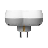 Rozgałęźnik 4x2P+Z (Schuko) biało-szary OR-AE-13240(GS) ORNO