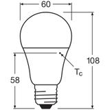 Lampa LED STAR+ CL A DSFR 40 non-dim 6W 827 E27