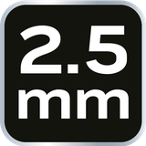 Klucz sześciokątny 2.5 mm, CrV